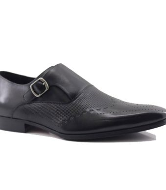 Fabino Dress Single Monk Strap Black