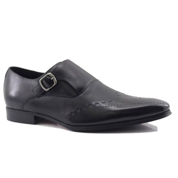 Fabino Dress Single Monk Strap Black