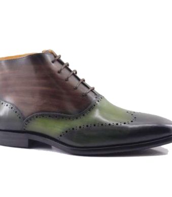 Fabino Dress Ankle Lace-Up Boot Green